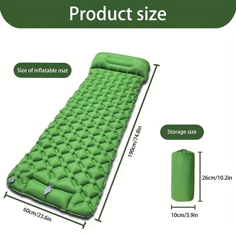 NNETM Inflatable Camping Mattress with Bag-1