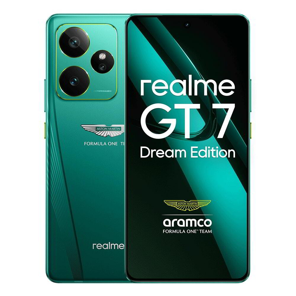 Realme GT7 Dream Edition 16GB/512GB 5G Dual SIM Android Okostelefon - Zöld (REALME GT7 512 YS AM)-0