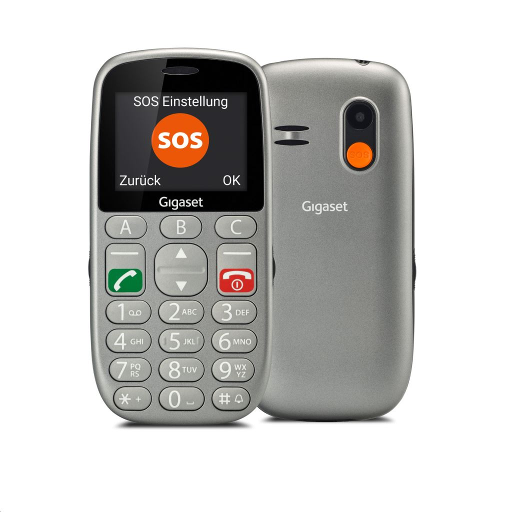 Gigaset GL390 Dual-Sim mobiltelefon szürke (GL390 szürke)-0