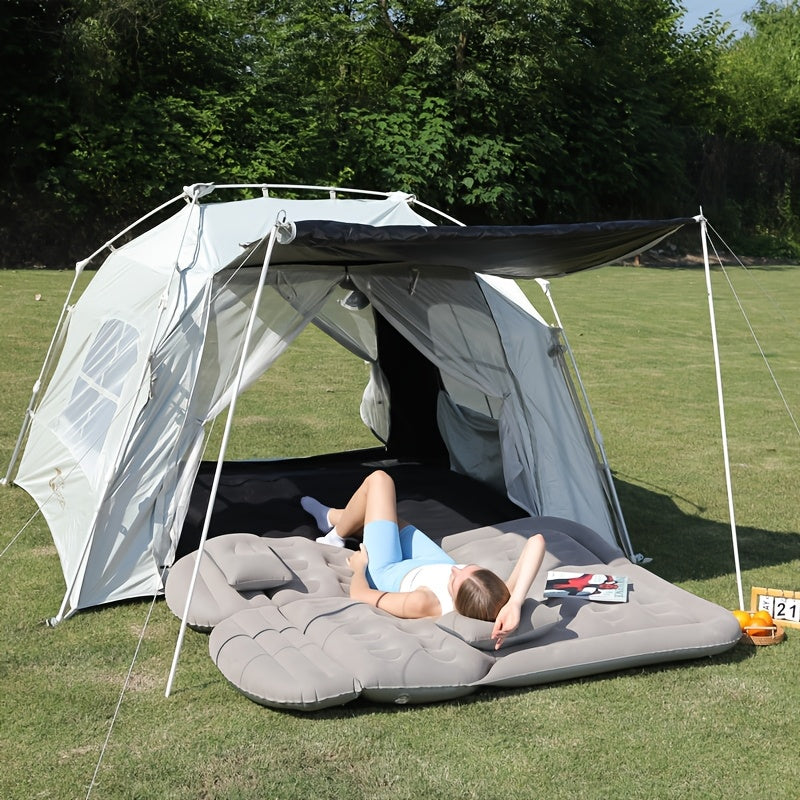 NNETM Inflatable Car Mattress with Air Pump-1