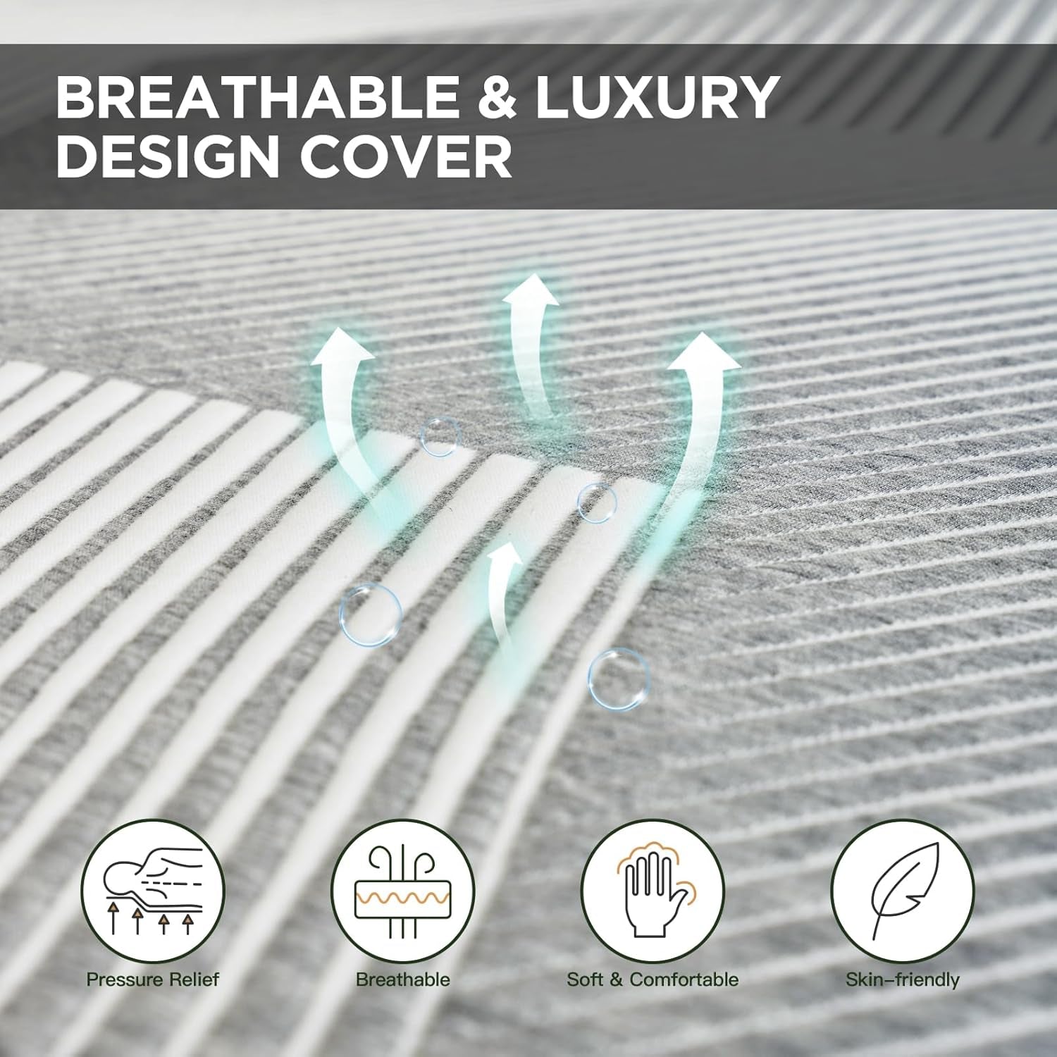 Queen Hybrid Memory Foam Mattress 14 Inch-4