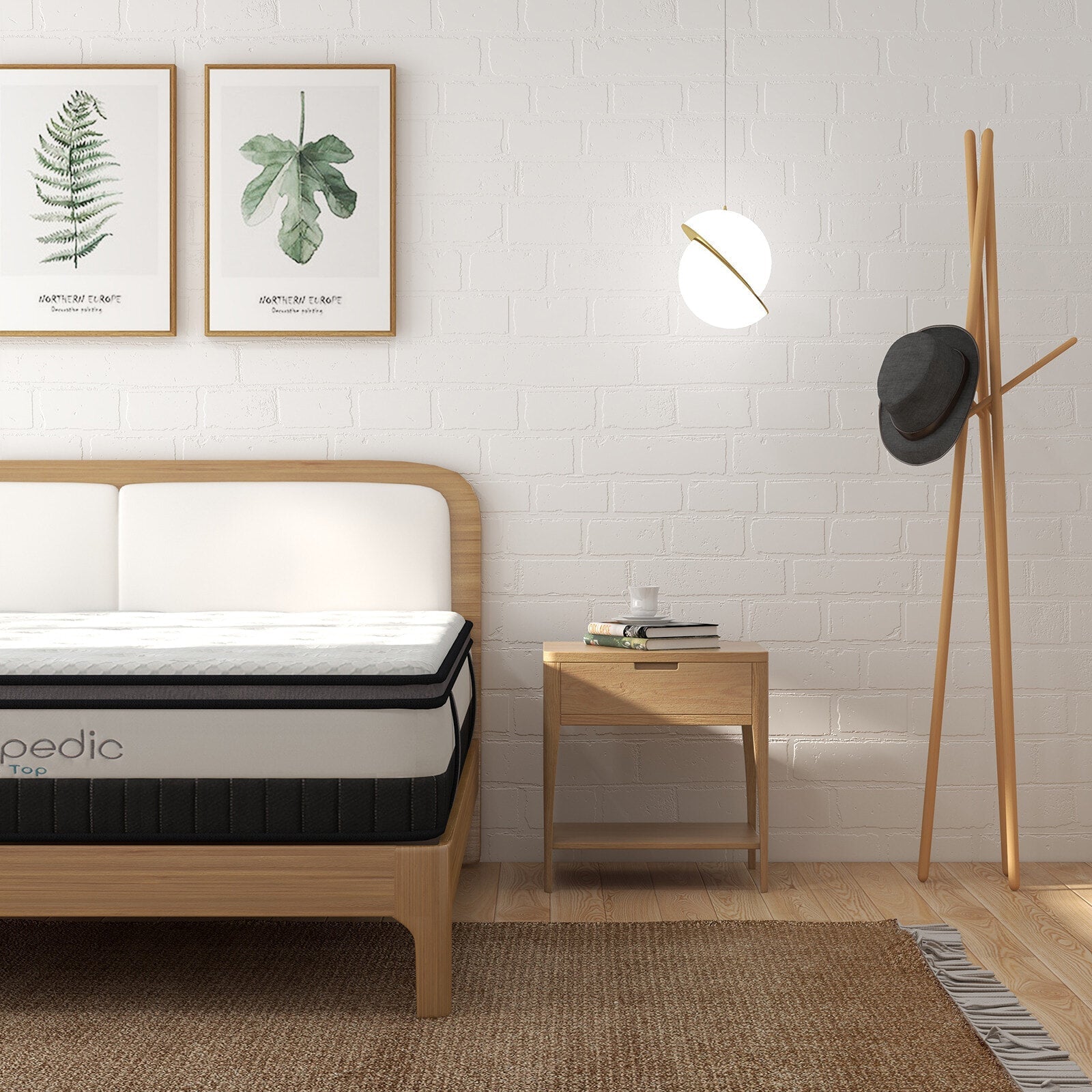 NNEIDS Osteopedic Euro Top Pocket Spring Mattress - King-1