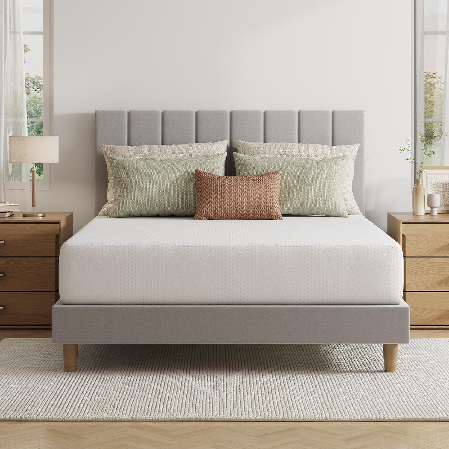 Queen NanoGel Memory Foam Mattress Cooling Technology-0