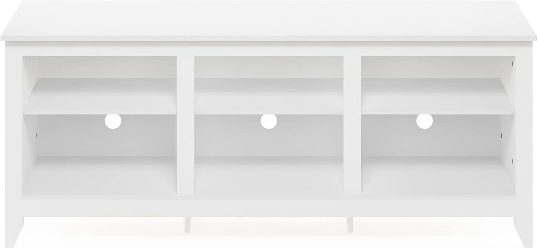 Jensen 65 Inch White Entertainment Center With TV Stand-3