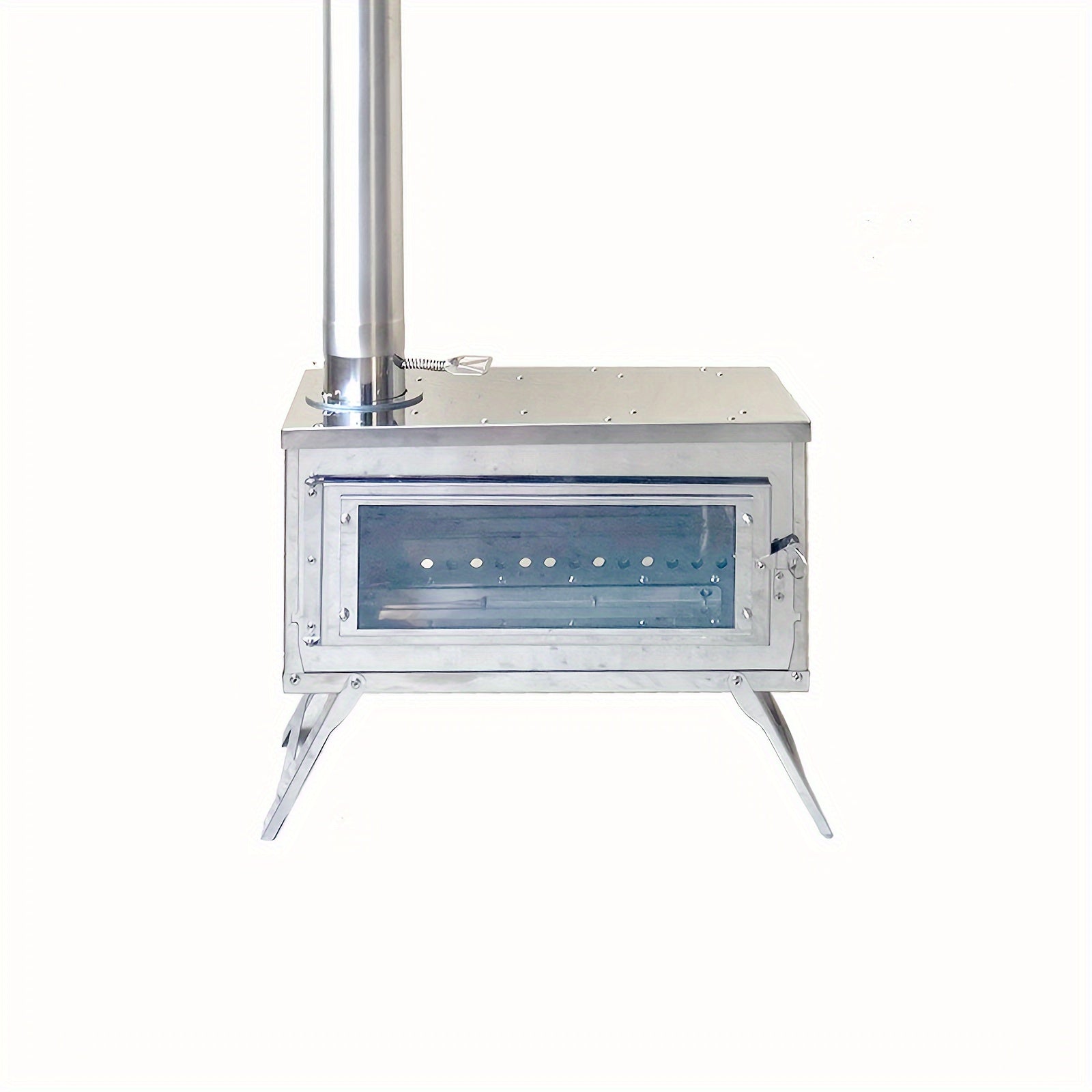 NNETM Camping Firewood Stainless Steel Stove Set-0