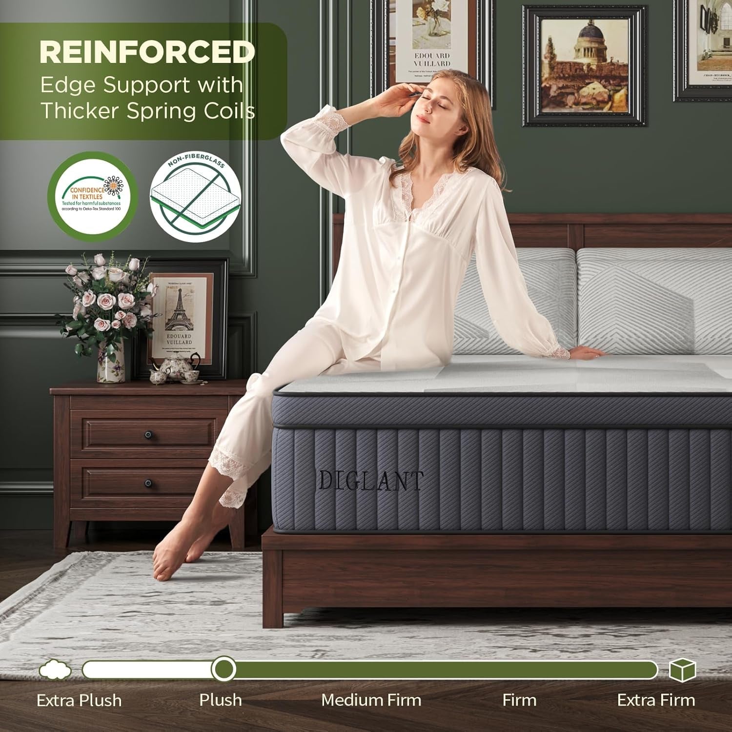 Queen Hybrid Memory Foam Mattress 14 Inch-3