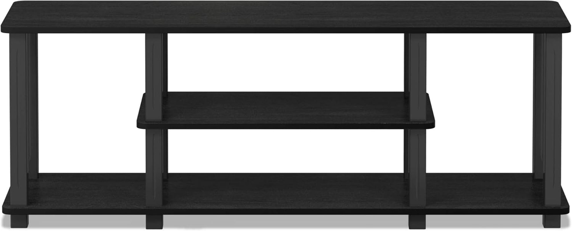 Turn-N-Tube 3-Tier TV Stand For 50-Inch TV Americano Black-2
