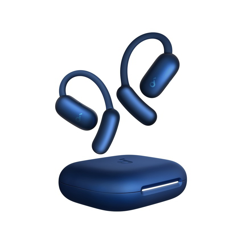 Anker AeroFit 2 Bluetooth Fejhallgató Headset Töltőtokban - Kék (A3874G31)-0