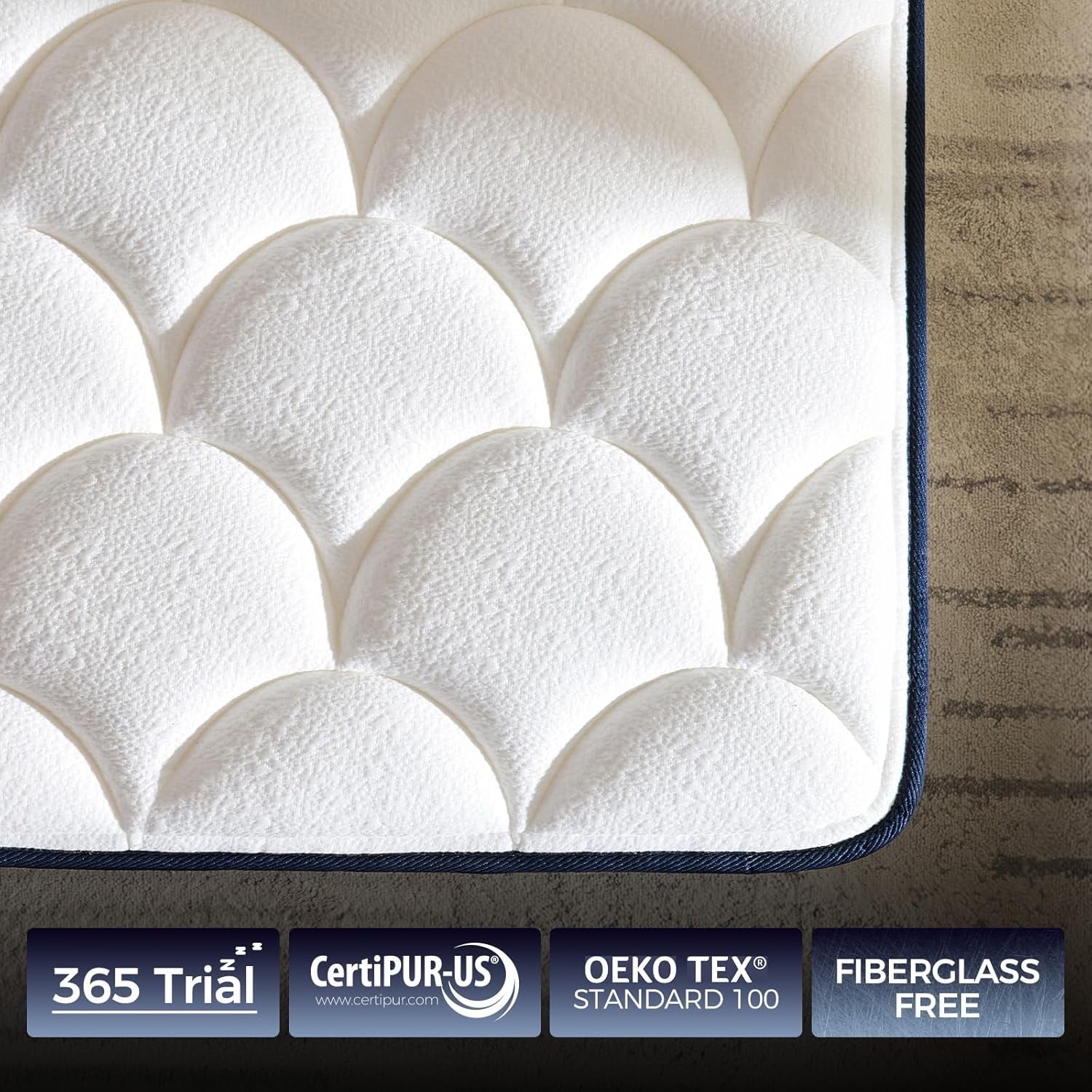 Queen Hybrid Mattress In Box PremiumMemoryFoam Comfort-3