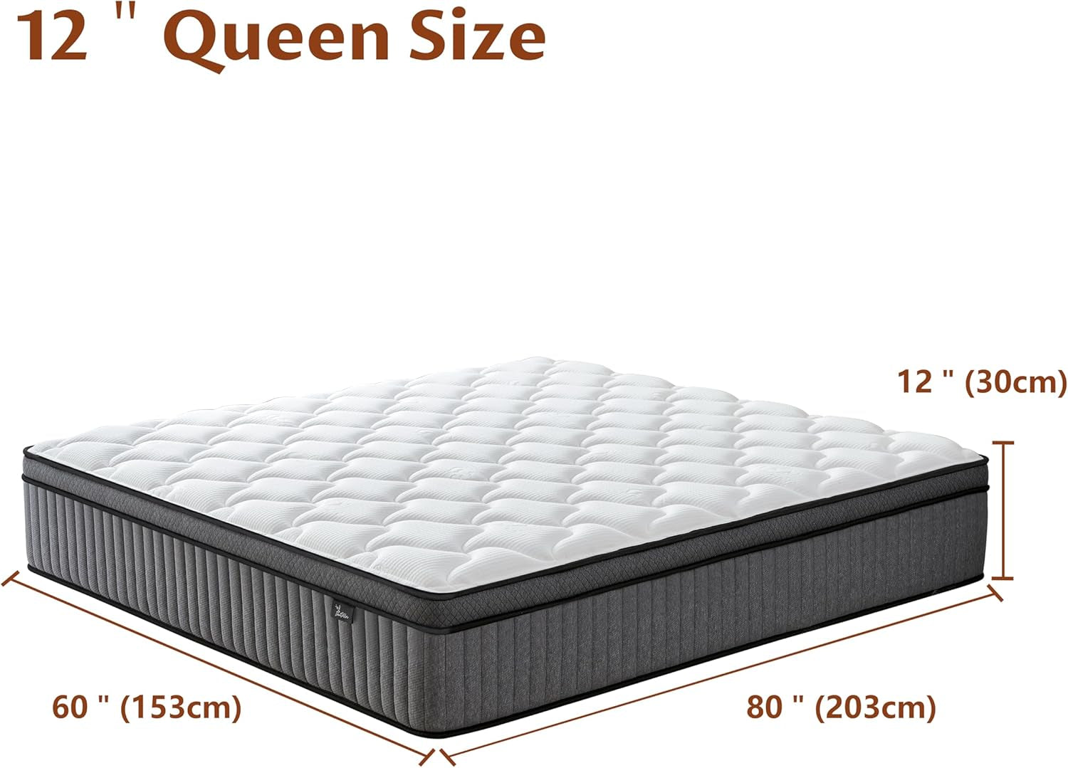 12 Inch Ultra Hybrid CoolingGelMemoryFoam Mattress-1