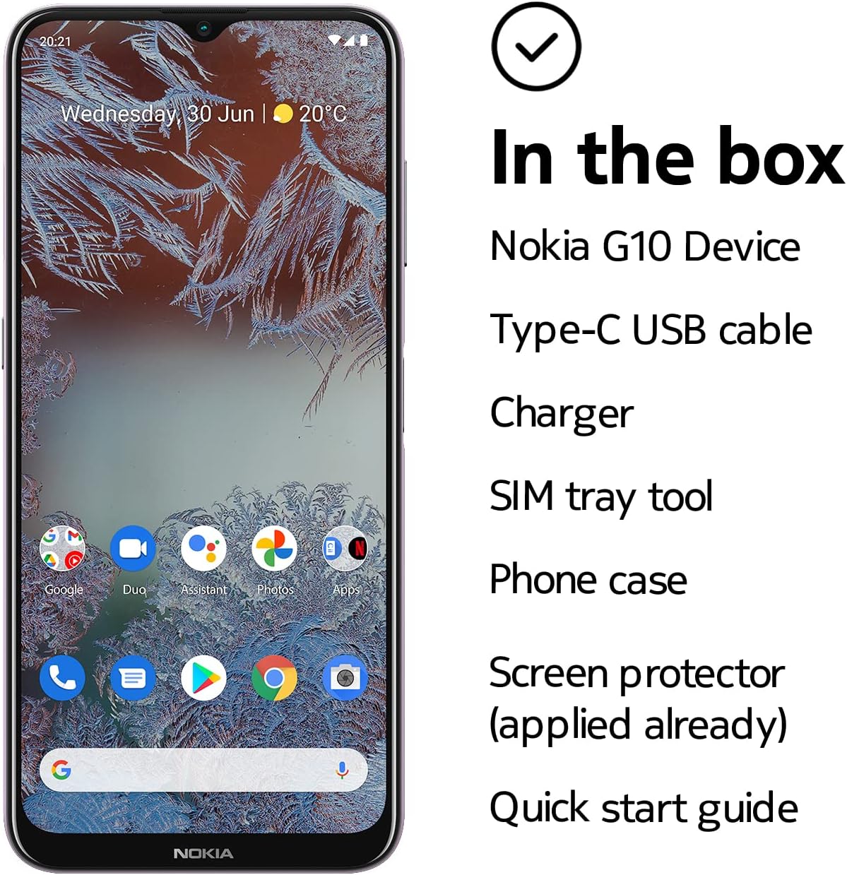 Nokia G10 Unlocked GSM Android 13 Smartphone