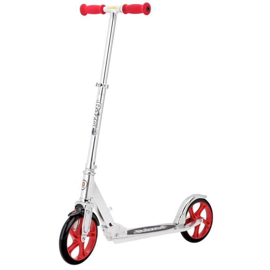 Razor: A5 Lux összecsukható fém roller - Piros (A5 Lux - Silver)-0