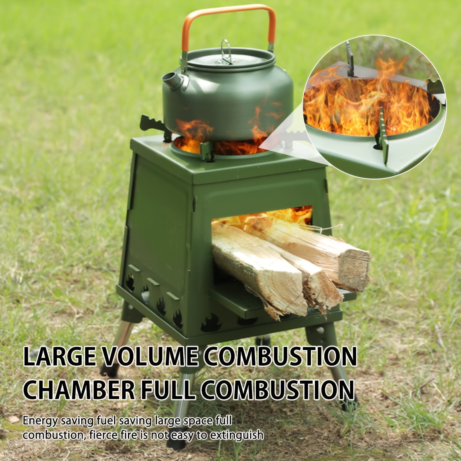 Folding Campfire Stove Portable Outdoor-2