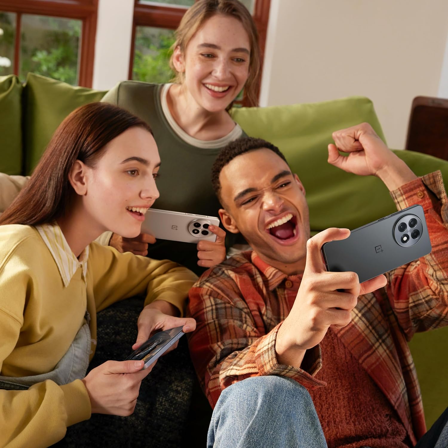 OnePlus 13R Mobile in Hand Lifestyle Image