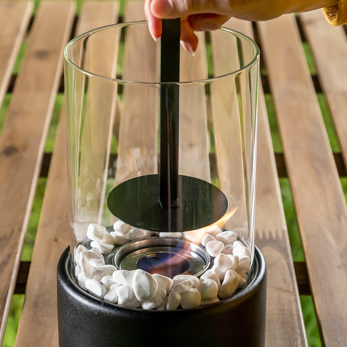 Decorative Bioethanol Tabletop Fireplace Heatfir InnovaGoods-12