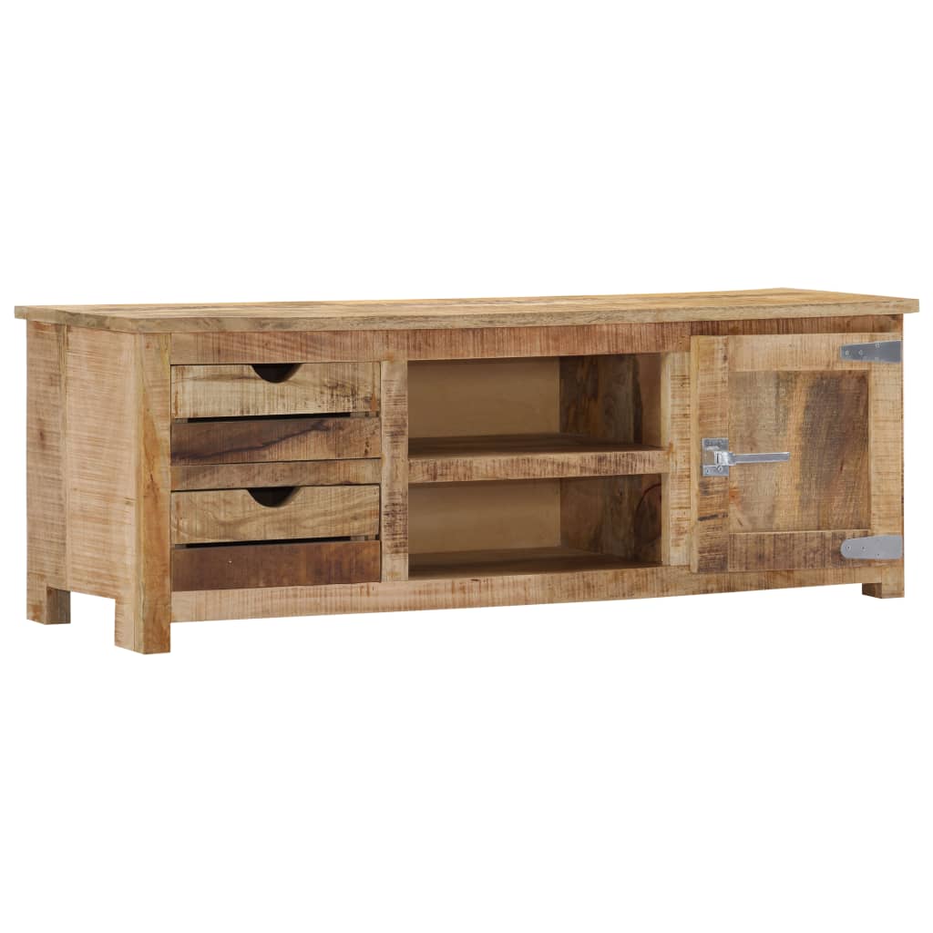 vidaXL TV Stand 47.2"x11.8"x15.7" Solid Wood Mango-0