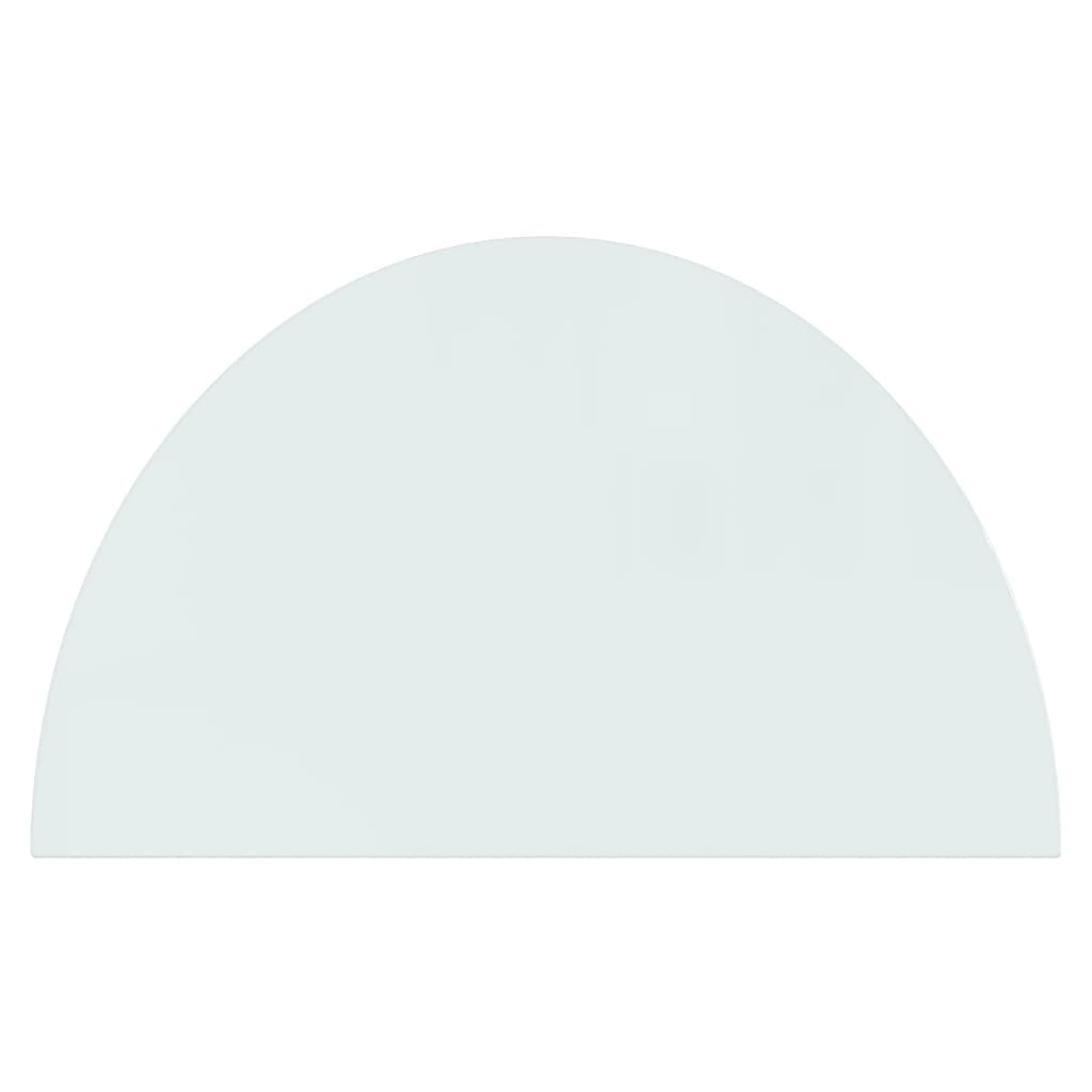 NNEVL Fireplace Glass Plate Half Round 1000x600 mm-3
