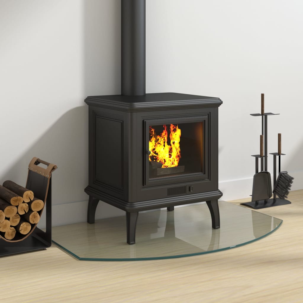 NNEVL Fireplace Glass Plate 80x50 cm-2