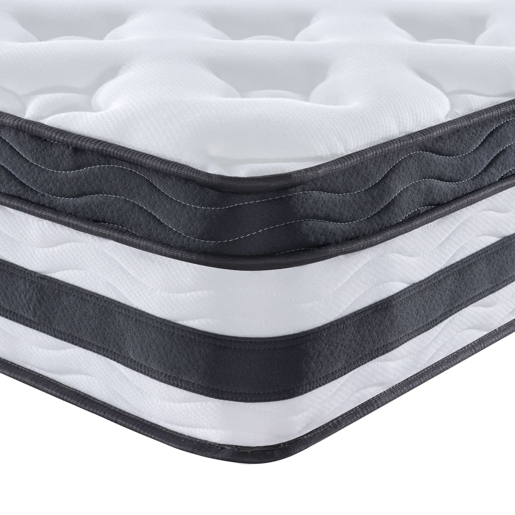 NNEVL Pocket Spring Mattress Medium 90x190 cm-4