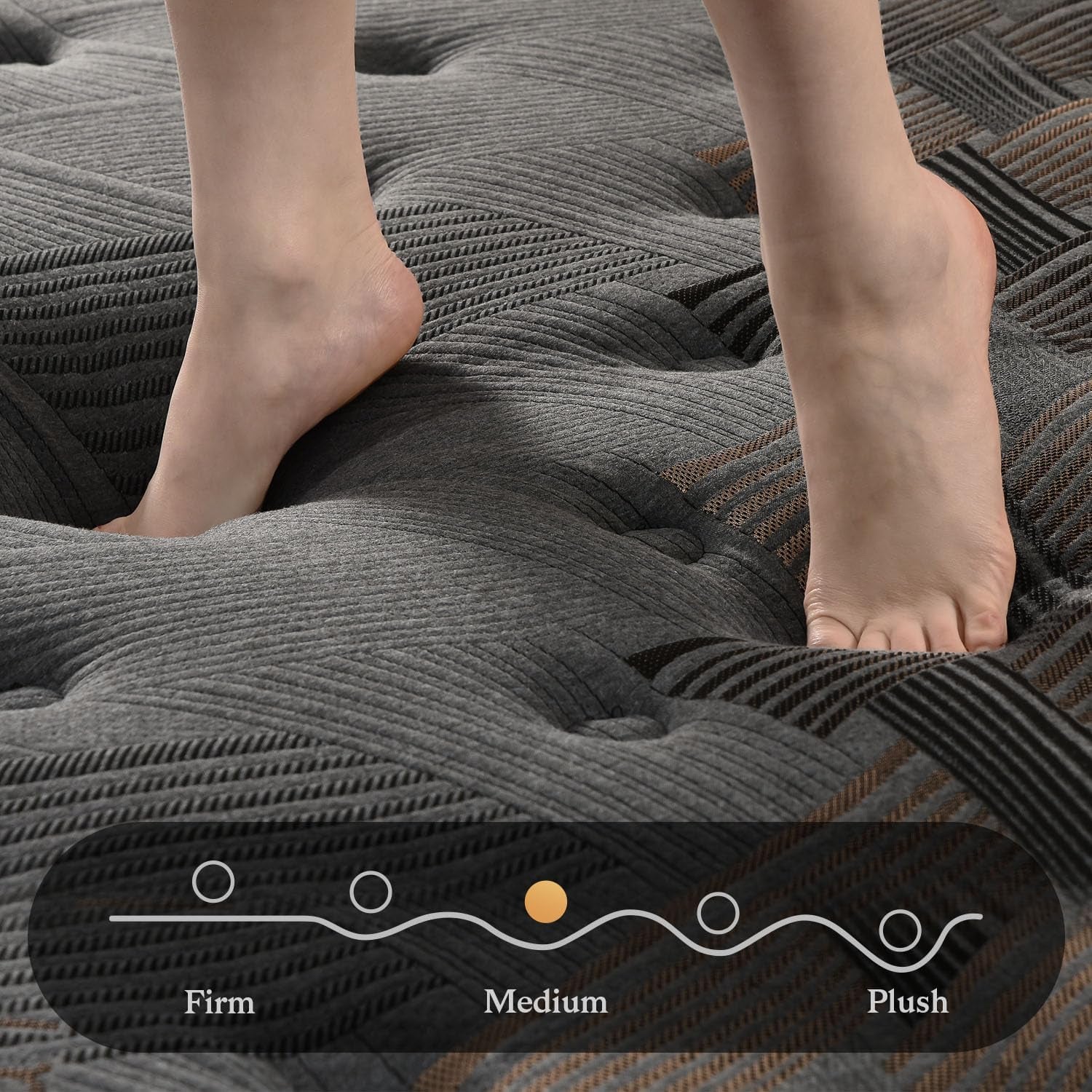 Queen 12 Inches Hybrid Memoryfoam Mattress CertipurUS-1