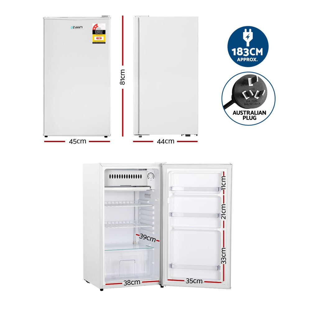 NNEDSZ 95L Bar Fridge White-1