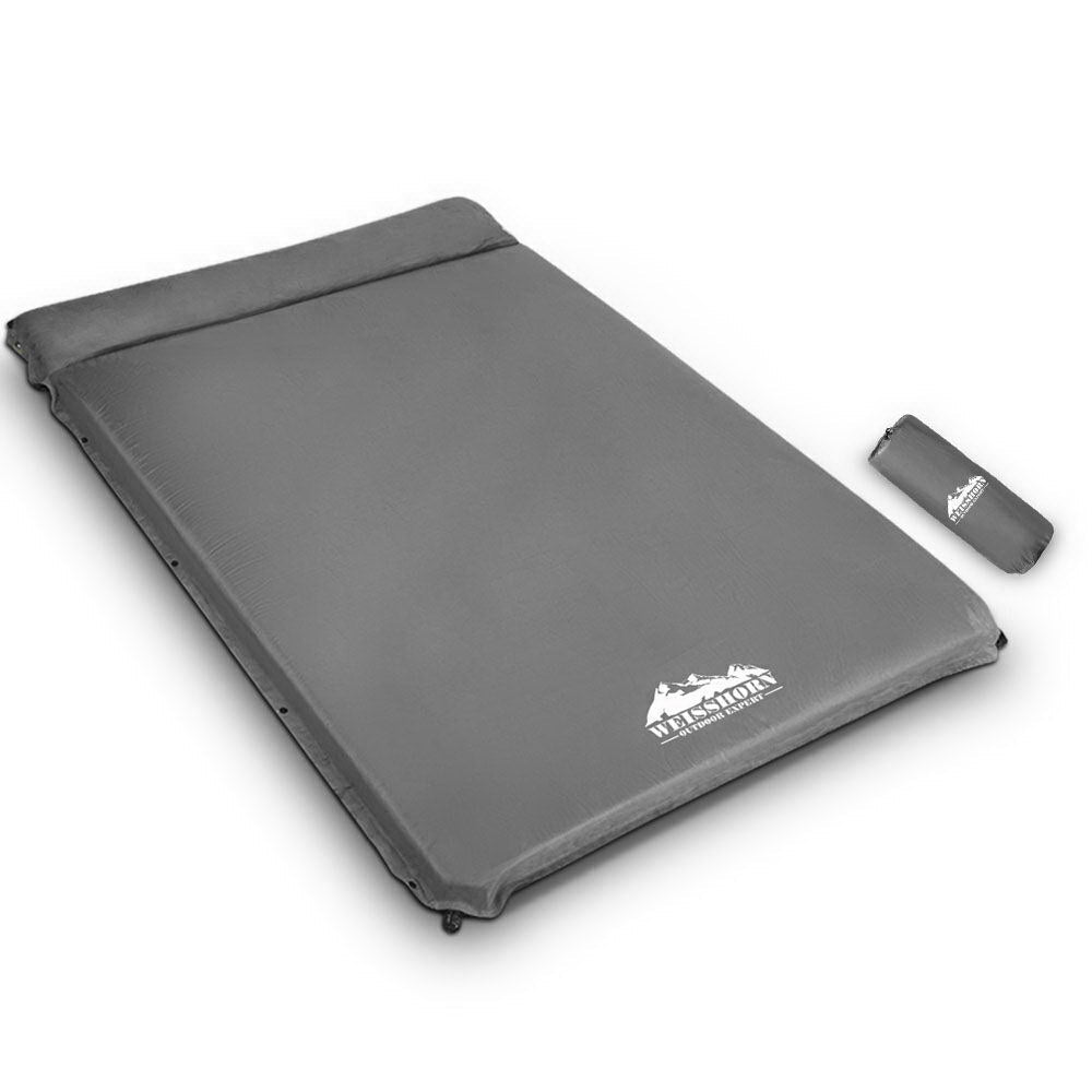 NNEDSZ Self Inflating Mattress - Grey-0