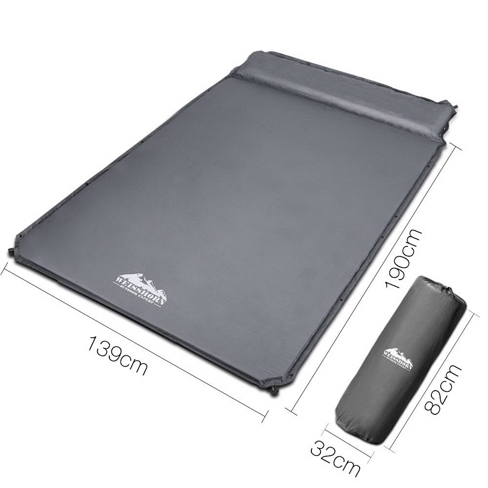 NNEDSZ Self Inflating Mattress - Grey-1