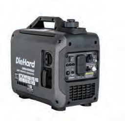 Inverter Generator, Gasoline, Recoil Start, 120V, 15/19-0