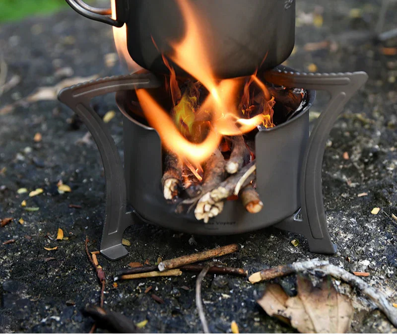 Titanium Multi-Fuel Camping Stove Grey-3