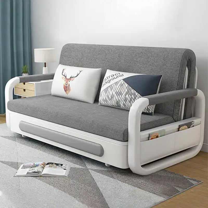 Factory New Design Small MOQ Folding Modern Luxury Sofa Wall Bed Living Room Sofas Sofa Cum Bed with Storage-11