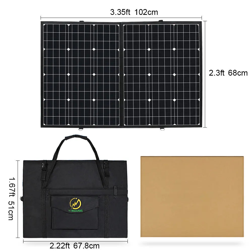 120w Waterproof Monocrystalline Fabric Portable Foldable Blanket 180w 240w 300w Folding Solar Panel-2