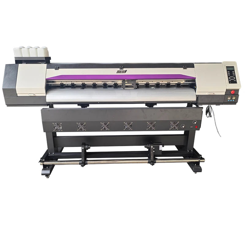 XP600 I3200 Vinyl Sticker Printer 1.6M 1.8M Eco Solvent Printer Price Wide Format Advertising Flex Printing Machine-4