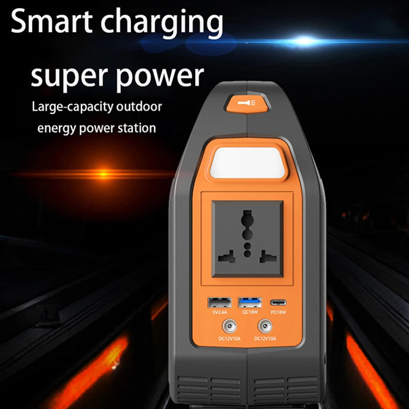 155Wh Off-grid Portable Battery System Home Outdoor Backup Supply Camping Solar Power Station 220V Solar Power Generator-3