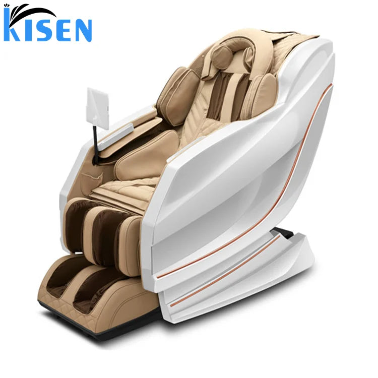 Kisen Latest Design Modern Style Voice Remote Control Top End High Quality Full Body Massage Chair-0