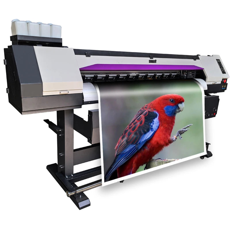Wide Format Inkjet Uv Roll to Roll Printer Flex Banner Wall Paper Vinyl Sticker Eco Solvent Printer I3200 Xp600-0