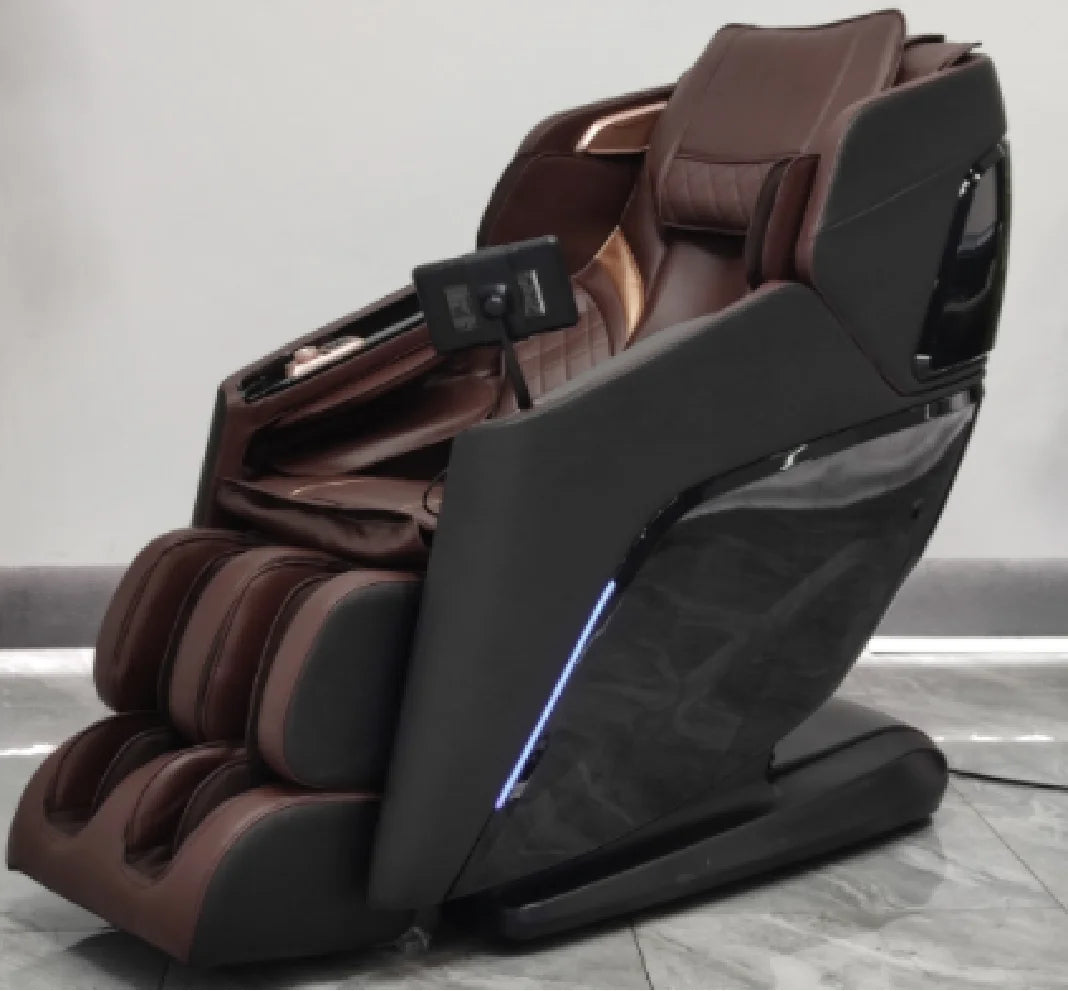 Kisen Wholesale High Quality Luxury Full Body SL Track Zero Gravity Electric Massage Chair for Sale-2