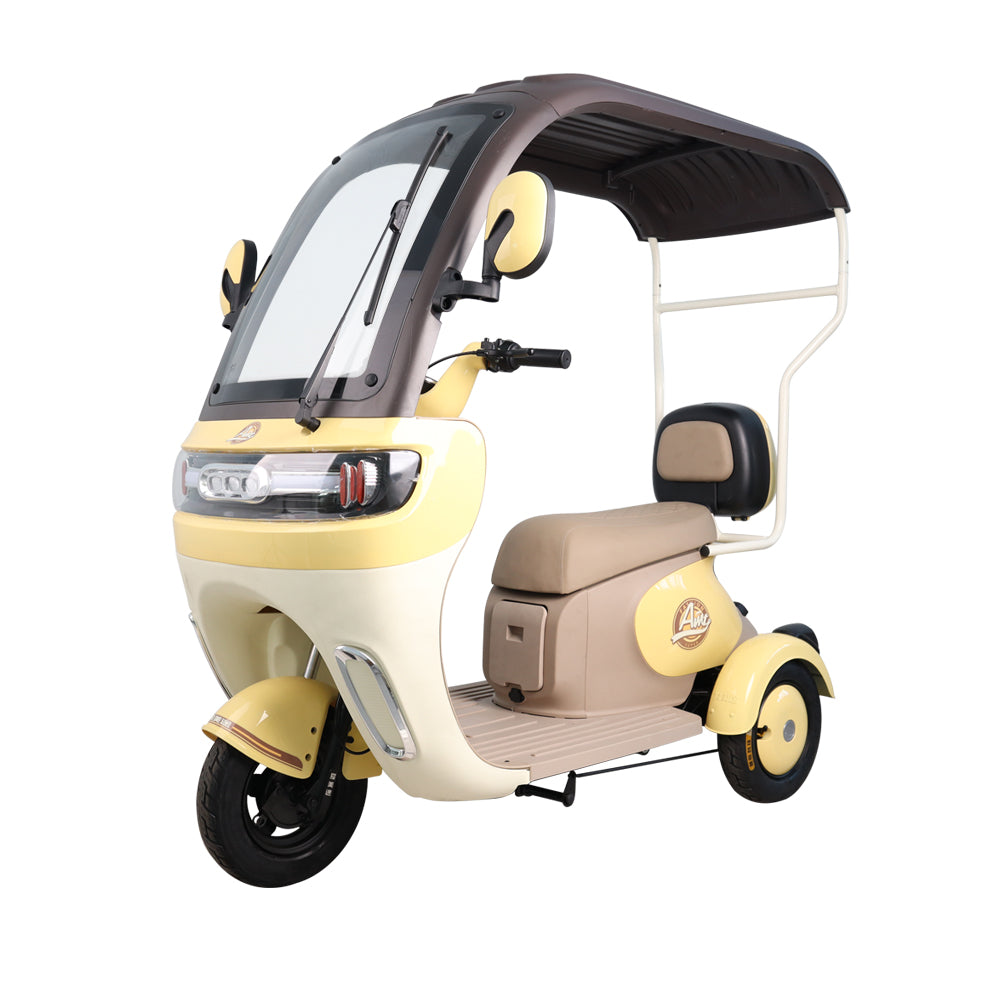 Front and rear drum brake electric scooter