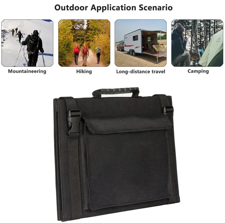 High Efficiency Mini Outdoor Portable Solar Panel 12v 18V 50w Foldable Solar Panels Flexible 60Watt 100watt for Camping Rving-1