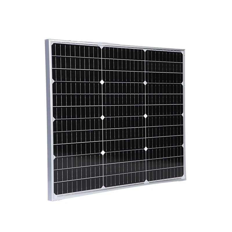 Shenzen 50 Watt Black N-Type Monocrystalline Silicon Solar Panel for Home Use RV Battery China Solar Photovoltaic Panels-2