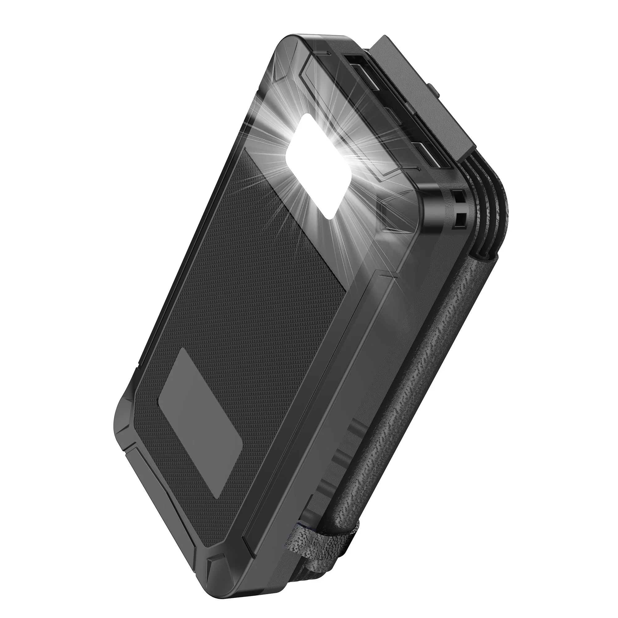 2025 Best Seller Outdoor Camping Solar Phone Charger 20000mAh Portable Large Capacity With 4 Foldable Solar Panels Power Bank-5