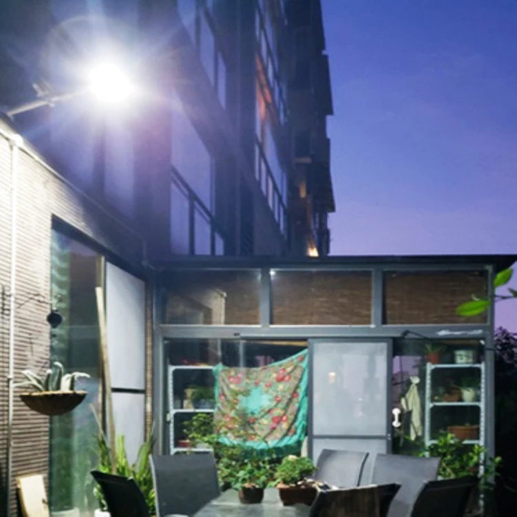 IP65 Rated Outdoor Engineering Street Lamps LED Light Optical Inductor Remote Control Separate Solar Panel for Rural Areas-3