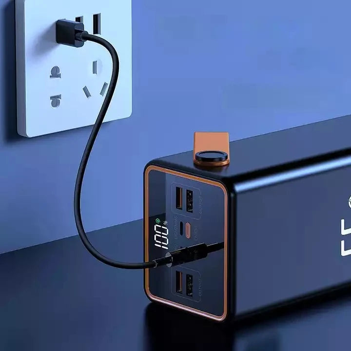 Solar Large Capacity Powerbank 300000mah 50000mah 90000mah 120000mah Outdoor Emergency Strong Light Camping Power Bank-5