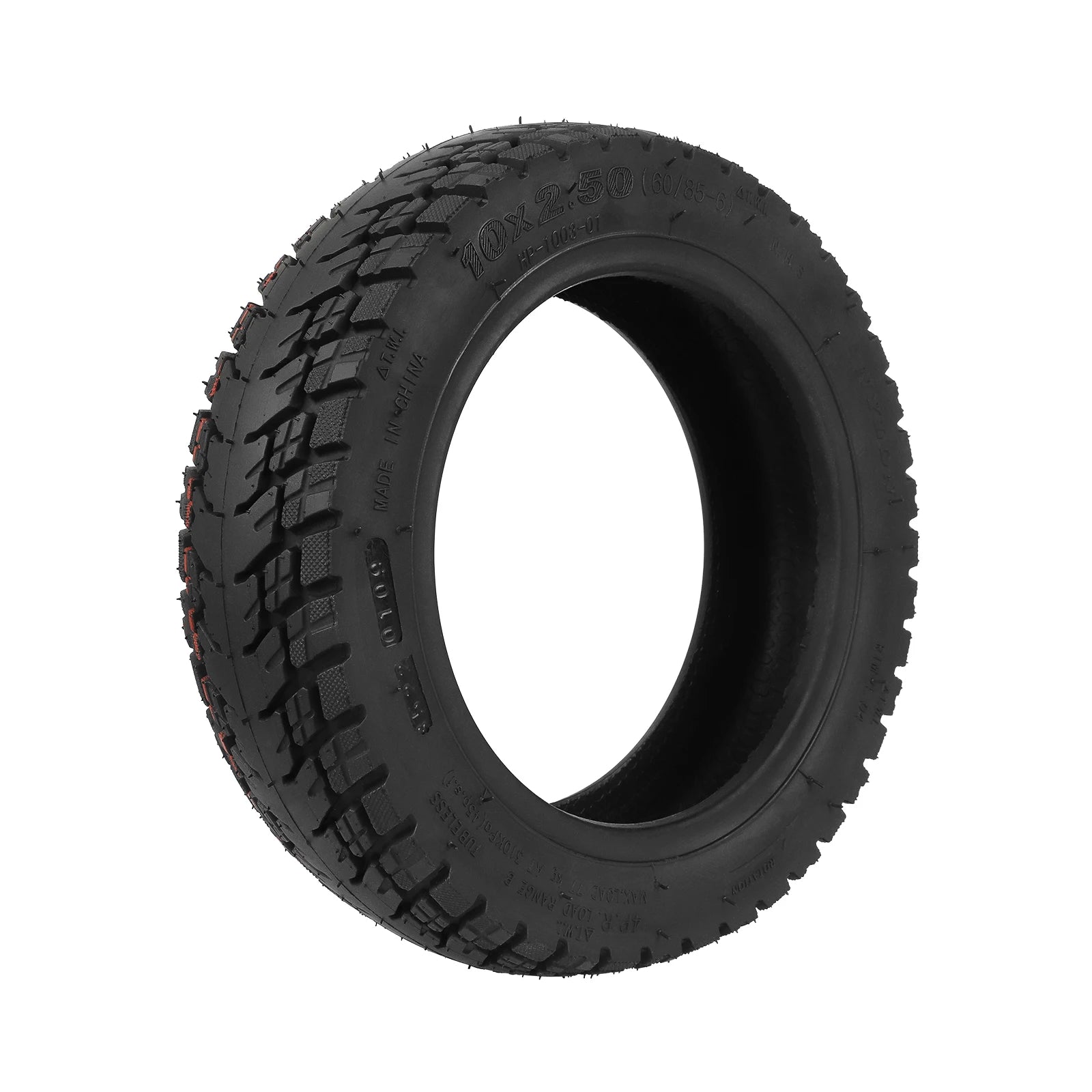 EU Warehouse Ulip 10*2.50(60/85-6) Off-road Tubeless Tire for 10 Inch Kugoo M4 Electric Scooters Vacuum Tire Scooter Parts-3