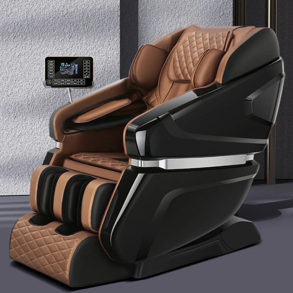 Kisen Wholesale High Quality Luxury Full Body SL Track Zero Gravity Electric Massage Chair for Sale-0