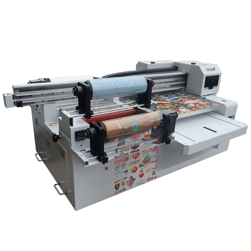 Factory Direct Sale A1 Size Wooden Board Digital Multi-function Wide Format Printer Phone case Printing Machine Printers-2