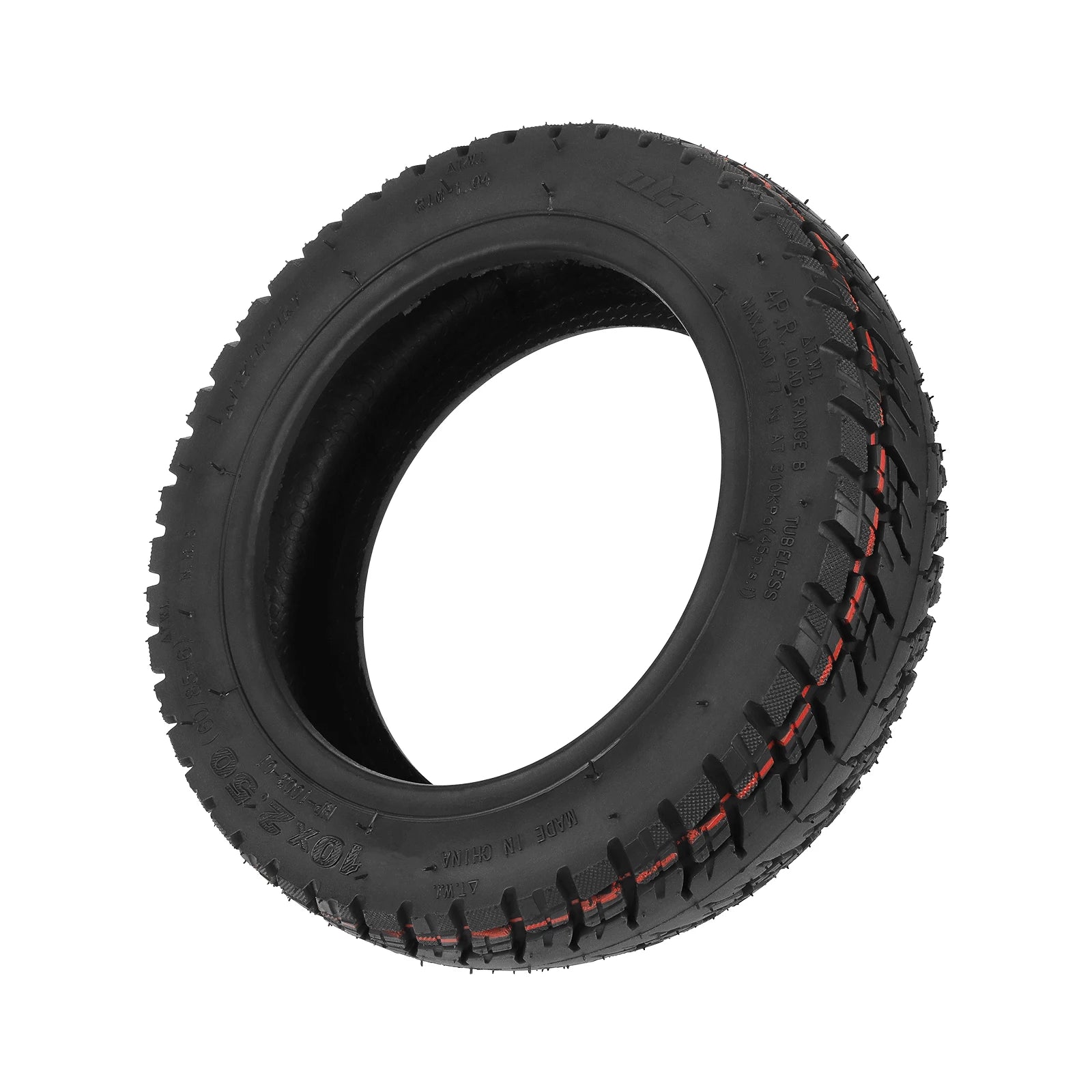 EU Warehouse Ulip 10*2.50(60/85-6) Off-road Tubeless Tire for 10 Inch Kugoo M4 Electric Scooters Vacuum Tire Scooter Parts-4