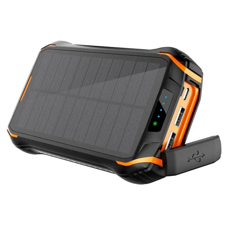 New IP65 Waterproof Power Bank 20000mAh Wireless Dual USB Solar Power Bank-6