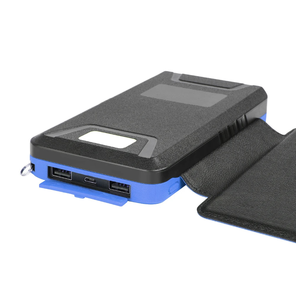 New Product Ideas 2025 Electronics Portable Foldable Solar Panel Large Capacity 20000mAh Wireless Charging Solar Power Bank-3