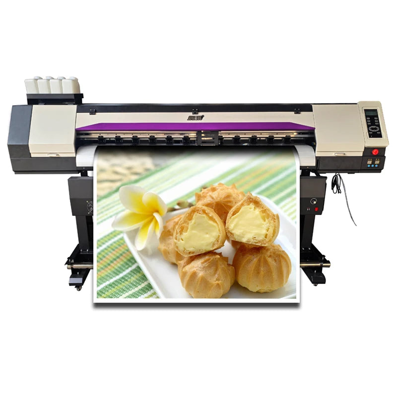 XP600 I3200 Vinyl Sticker Printer 1.6M 1.8M Eco Solvent Printer Price Wide Format Advertising Flex Printing Machine-0