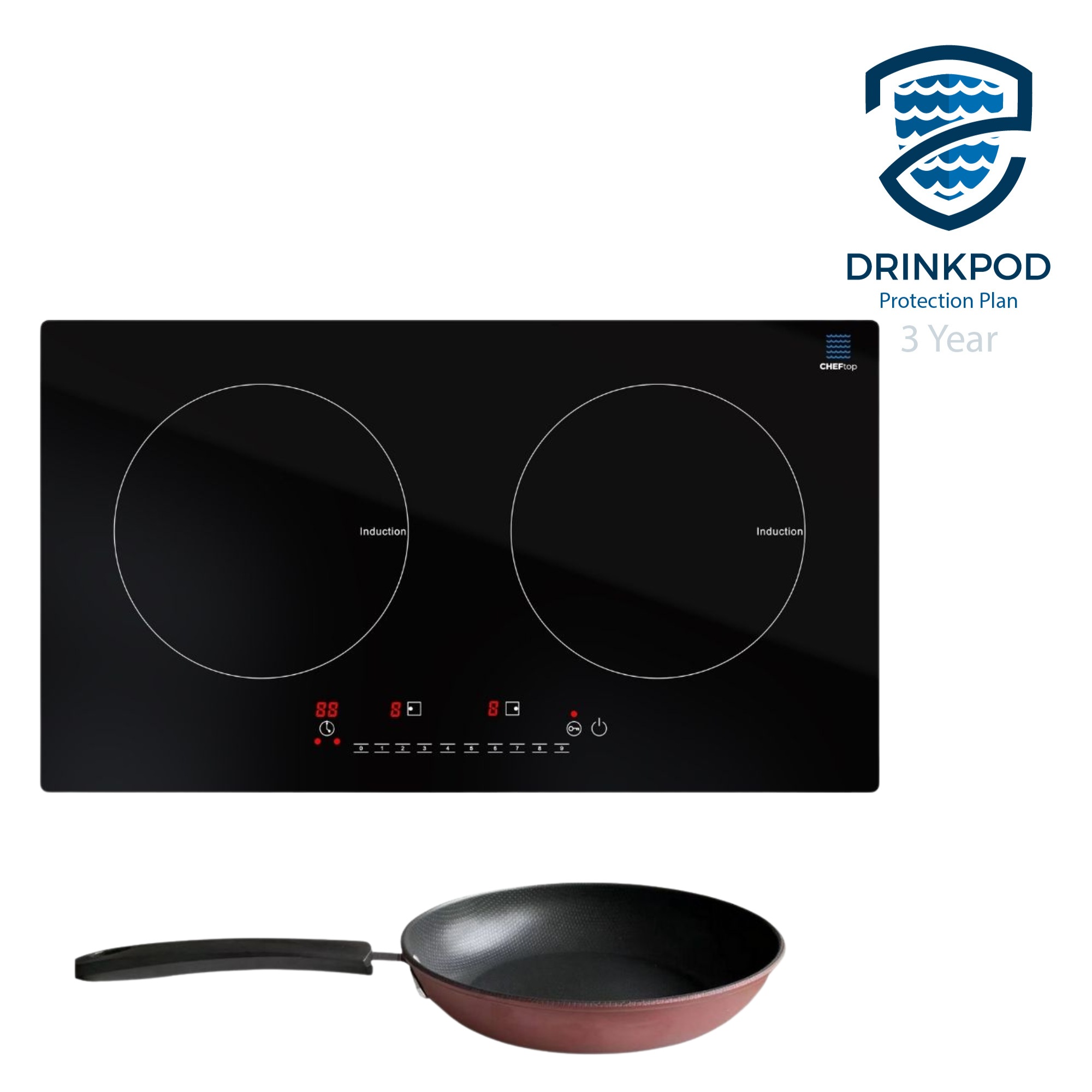 CHEFTop Pro - Dual Burner Induction Cooktop With Optional Induction Pan-9